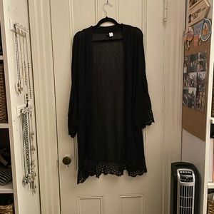 H&M black cover up